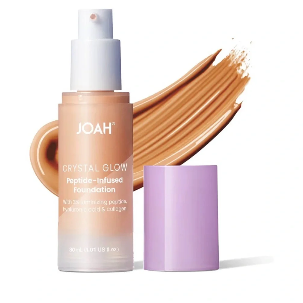 MN010 JOAH Crystal Glow Peptide-Infused‎ Foundation - Light Medium Neutral